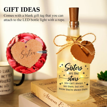 Sister Gift Sisters Birthday Gifts Birthday Gifts for Sisters Lovely Decorations Decorative Bottle Jar Lighting