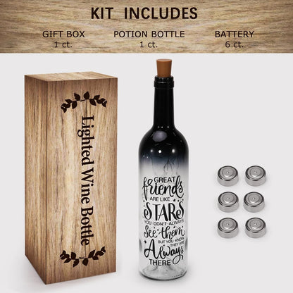 Christmas Gifts for Women -Christmas Gifts 2025 - Wine Bottle Lights with Cork - Light up Lamp Decor for Home Decorations - Birthday Friendship Unique Gift for Girls Boys Womens Men Adults