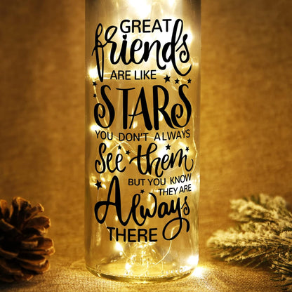 Christmas Gifts for Women -Christmas Gifts 2025 - Wine Bottle Lights with Cork - Light up Lamp Decor for Home Decorations - Birthday Friendship Unique Gift for Girls Boys Womens Men Adults