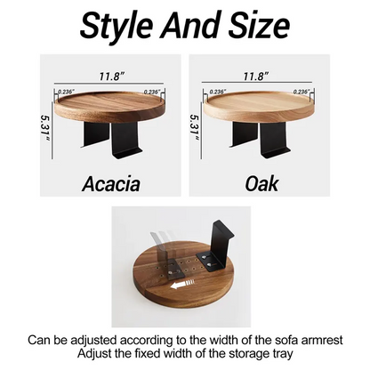 Valentines Day Custom Wood Sofa Arm Table，Couch Tray, Sofa small tea table, Nordic sofa side table, mobile coffee table, mini side table